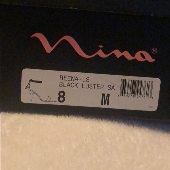 Nina Diamond Black Heels - Picture 5 of 6